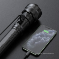 Portable hunting flash lights mini torch usb rechargeable aluminum alloy waterproof tactical led flashlights